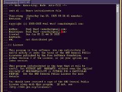 Ancient Emacs config